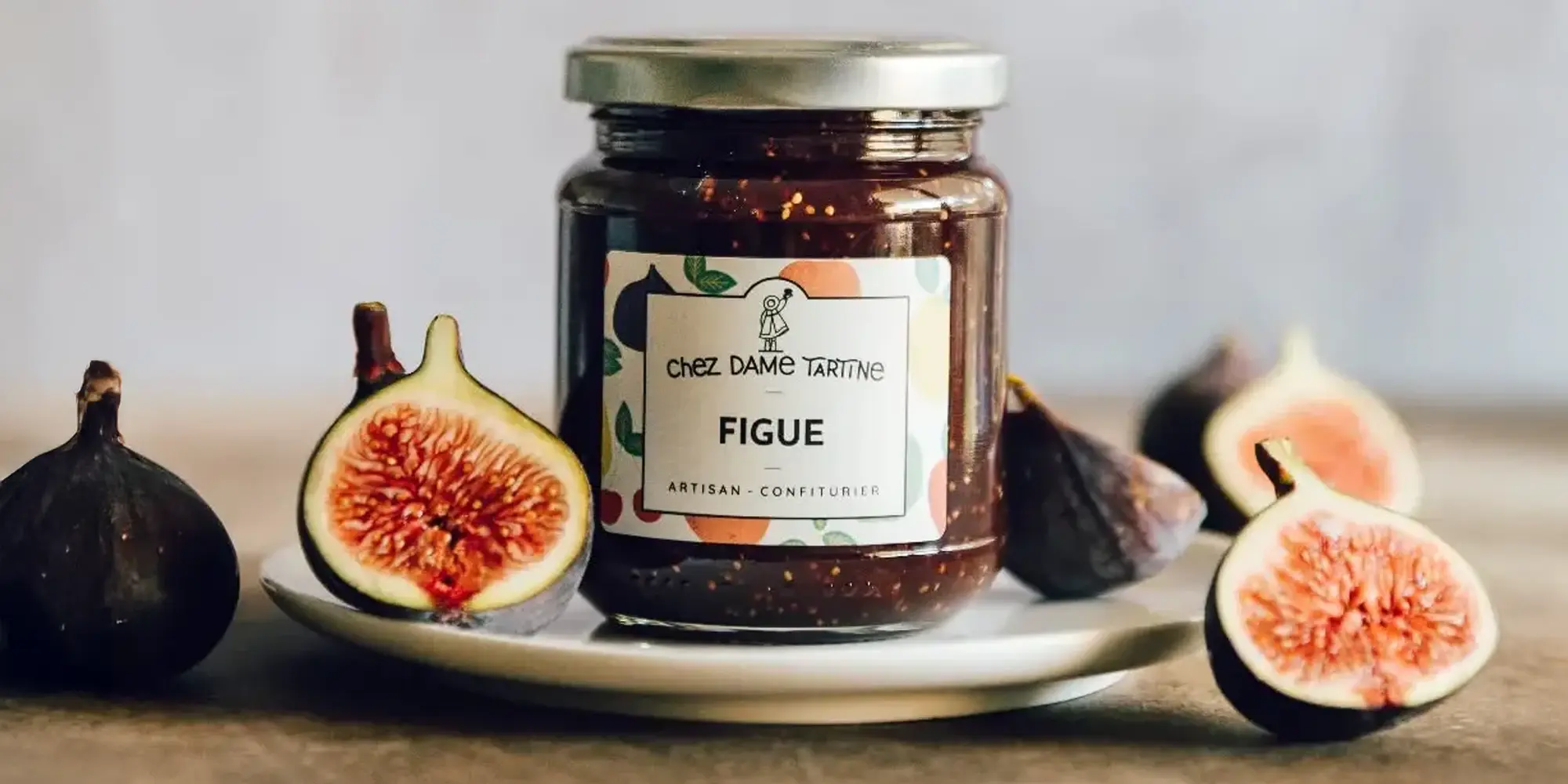 Sélection de confitures Chez Dame Tartine