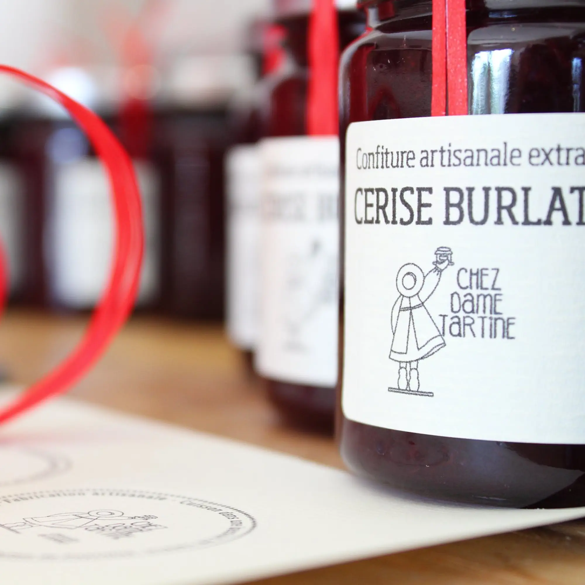 Confitures artisanales Chez Dame Tartine